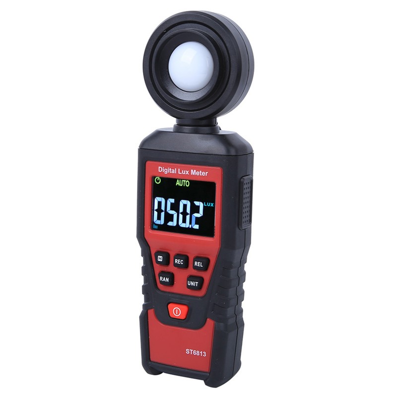 ST6813 Portable Digital LCD Light Illuminance Meter Photometer Illuminometer Instrument