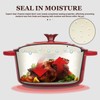 Overmont Enameled Cast Iron Dutch Oven - 7QT Pot with