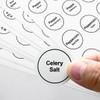 Spice Labels, 432Pcs Spice Labels Stickers 1.4in Waterproof Adhesive Round