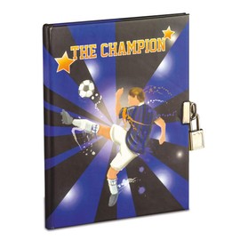 Diary 14.5 x 18.5 cm with metal lock and 2 keys