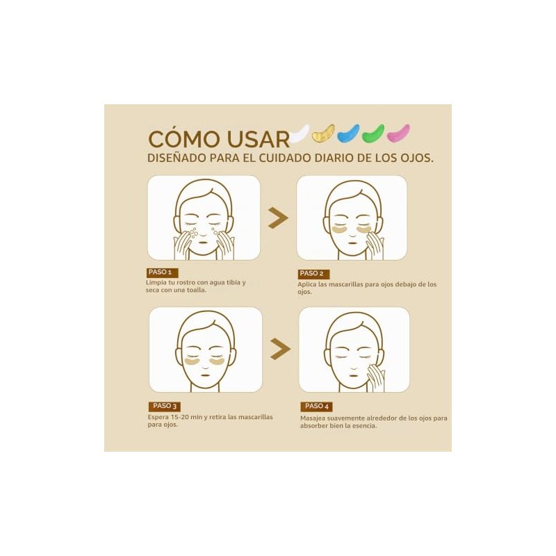 Yeokoe- 1. Fórmulas diversas, soluciones específicas Nuestras mascarillas para ojos