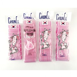 Cheonil Tangle Hair Roller Set (4) size) 2 Medium 2ea