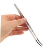 DOITOOL 2pcs Stainless Steel Lash Tweezers Tips Ergonomic Design for