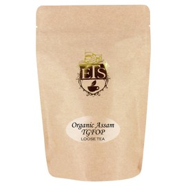 Organic Assam TGFOP Tea | Loose Leaf Black Tea | 2nd Flush Rich Jammy Flavor | Tippy Golden Flowery Orange Pekoe | Bright Liquor & Smooth Finish | 16oz Resealable Pouch | English Tea Store
