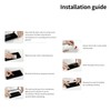 [araree] Galaxy Z Fold6 Compatible Glass Film (2 Pieces), 9H