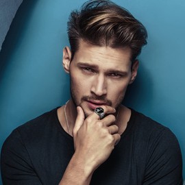 JewelryWe Men's Christian Jesus Cross Ring 316L Stainless Steel Catholic Ring Religious Jewelry for Men Boys