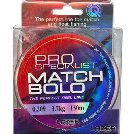 LAZER LINE Monofilament Fishing Line 150 m Diameter 0.209 mm Test 3.7 kg - Copper Red Brown Leader Line for Pike Zander Perch Trout Carp Rig - Monofilament Fishing Tendon - Nylon Thread Leader -