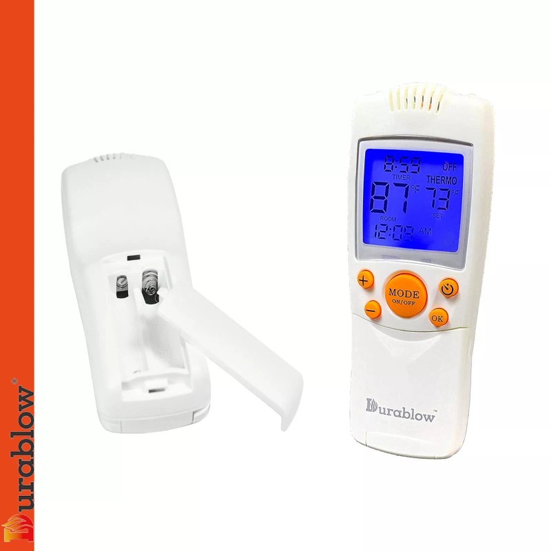 Durablow TR1004 Gas Fire Fireplace On/Off Remote Control Kit ,Thermostat,