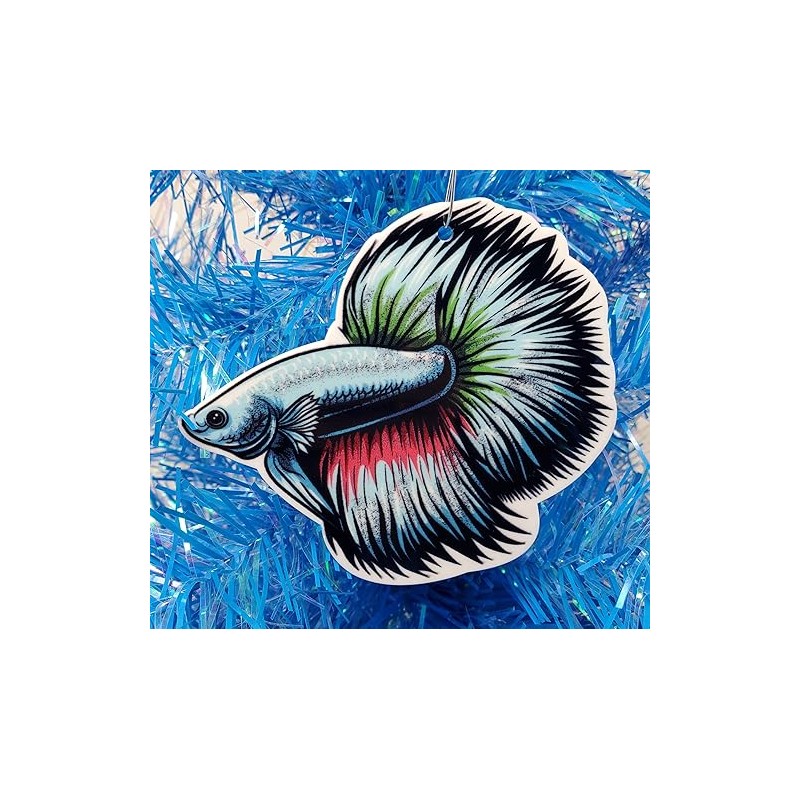 Beta Fish Christmas Ornament (B25)