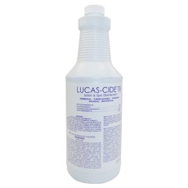 LUCAS-CIDE TB All Purpose Cleaner, Hospital Grade Disinfectant - Home Cleaning Supplies For Everyday Hygiene - Disinfecting Spray Bathroom Cleaner, Glass Cleaner, Floor Cleaner For Salon Cleaning