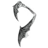 A Night with Goethe Gothic Pewter Bat Wing Ear Wrap