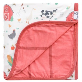 Copper Pearl Three-Layer Baby Blanket: Soft Baby Quilts for Boys and Girls | Breathable, Cozy, Toddler Blanket | Baby Quilt for Newborns | 46x46 Premium Polyester/Rayon | Farmstead