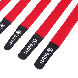 Paquete de 5 Correas Ajustables para Bicicleta, Correas de sujeción de Manillar de Nylon Multiusos, estabilizador de Rueda de Bicicleta Linterna fijación del teléfono Venda(Rojo)