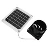 20W Solar Panel Exhaust Fan Kit with Protective Net 6