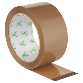 iSOUL Brown Packing Tape - 1 Rolls [48MM x 66M] Strong Heavy Duty Packaging Tape for Moving Boxes, Postal Bags, Parcels Boxes, Secure Sticky Seal, Packing Boxes| Brown Parcel Tape