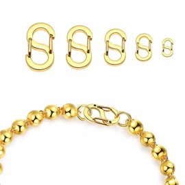 FYHJTRT 8PCS Stainless Steel Necklace Shortener Clasps – Double Opening Lobster Clasp for Adjustable Jewelry, Bracelet Connectors & Pendant Chains