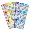 SEETOOOGAMES Bingo Paper Game Cards - 3 Card -100 Books
