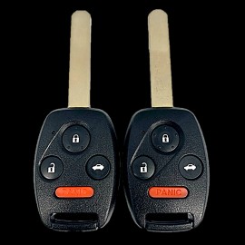 Aftermarket 2 Replacement Keyless Entry Remote Key Fobs 4 Button Accord / Pilot KR55WK49308