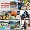 Floor Bike Pump with Gauge, HHDQYMSG 160 PSI High Pressure,Bicycle