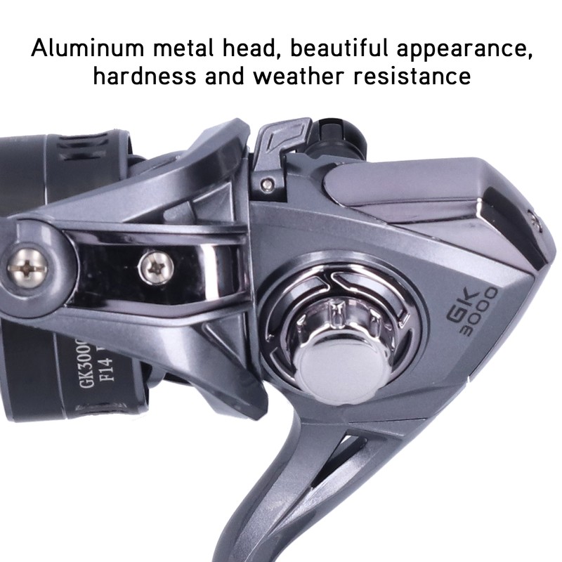 13+1 Bearing Spinning Reel 5.2:1 Gear Ratio Foldable Arm Fishing