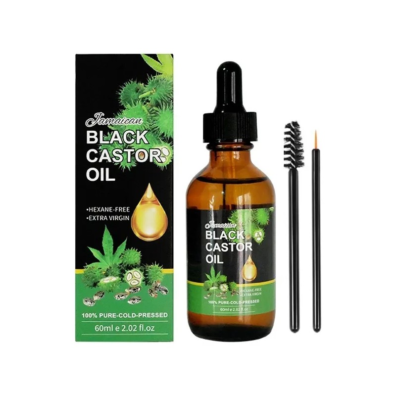 Aceite De Ricino,crecimiento De Pestañas, Cejas, Cabello 2pc