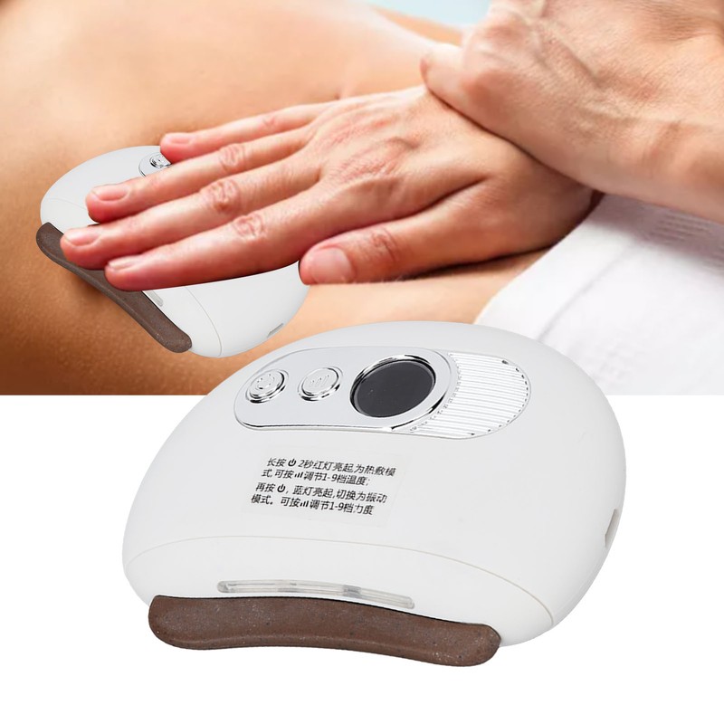 Facial Gua Sha Tool Rechargeable Portable Electric Hot Compress Vibration