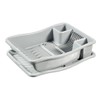 Curver 228565 Dish Drainer + Tray, Small, for 12 Plates,