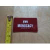 Budweiser Monocacy brewing Frederick, MD sticker bridge logo red rectangle
