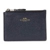 Coach F12186 Crossgrain Leather Mini Skinny ID Case Midnight