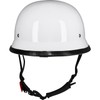 Yesmotor Helmet Half Shell German Motorcycle Helmet with Cycling Glasses