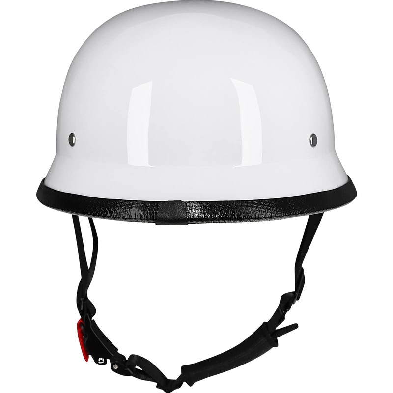 Yesmotor Helmet Half Shell German Motorcycle Helmet with Cycling Glasses