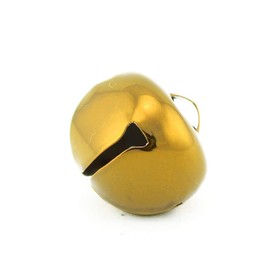 1.5 Inch 36mm Extra Large Giant Jumbo Craft Gold Jingle Bells Bulk 100 Pieces