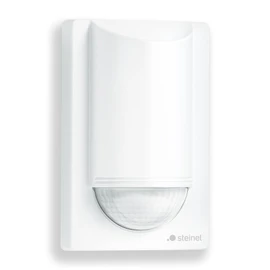 Steinel Motion Sensor is 2180 Eco White, 180°/12 m PIR Sensor, 350 W LED Switching Load, Wall Sensor, Anti-Creep Protection