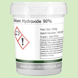 Calcium Hydroxide 95% 500g Including Delivery