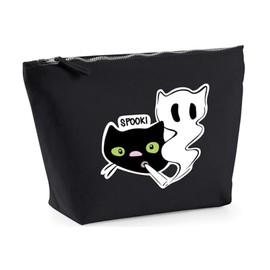 Hippowarehouse spooki Printed Make up Cosmetic wash Bag 18x19x9cm