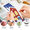 ORIGACH Set of 6 Bookmarks Cross Stitch Kits, Christmas Beginners