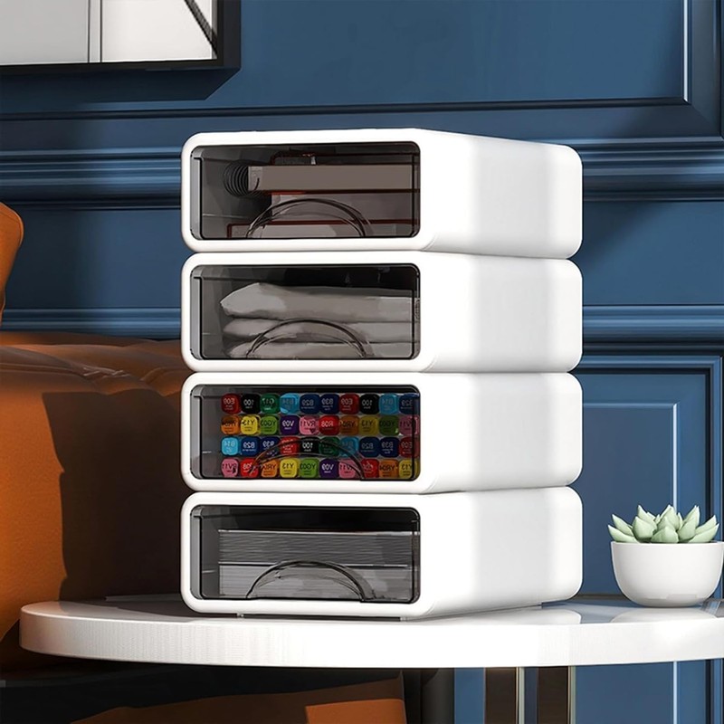 Expansemaster Desk Storage Box with 4 Drawers | Organize Desk
