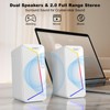 SOULION R40 Computer Speakers, 2.0 USB Powered PC Speakers, Desktop