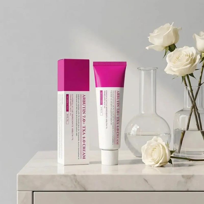 Crema Facial Arbutin 7% + Ácido Tranexámico 4% Crema De