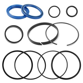Hydraulic Log Splitter Cylinder Rebuild Seal Kit for 4.5" Bore x 1.75" Rod Cylinder, Replace for Huskee Log Splitter Parts Hydraulic Cylinder Rebuild Kit (Pack of 11)