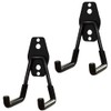 ANCLLO 2 Pack Black Garage Storage Utility Hooks Garage Garden