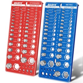 82 Nut and Bolt Thread Checker Standard and Metric, Screw Thread Gauge