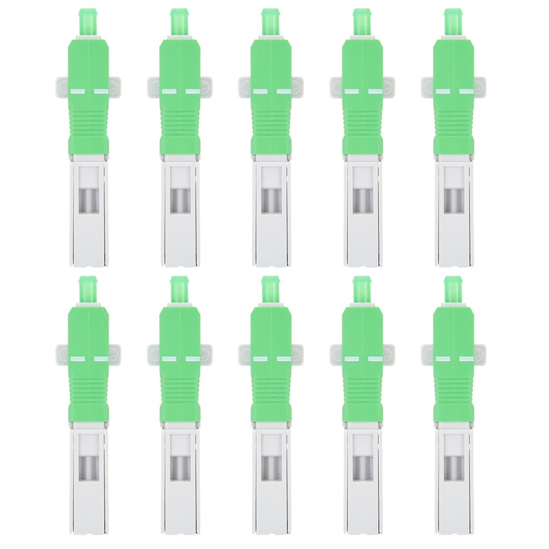 10Pcs Fiber Optic Quick Connector Embedded SC/for APC Fast Cold