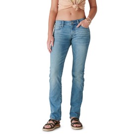 Lucky Brand Women's Mid Rise Sweet Straight Jeans, Glass Mount, 30W x 30L