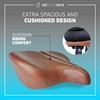 sixthreezero Bike Seat, Comfortable Bicycle Saddle Extra Large Wide Super
