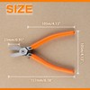 SPEEDWOX Flush Cutter Side Cutting Pliers Angled Wire Cutters for