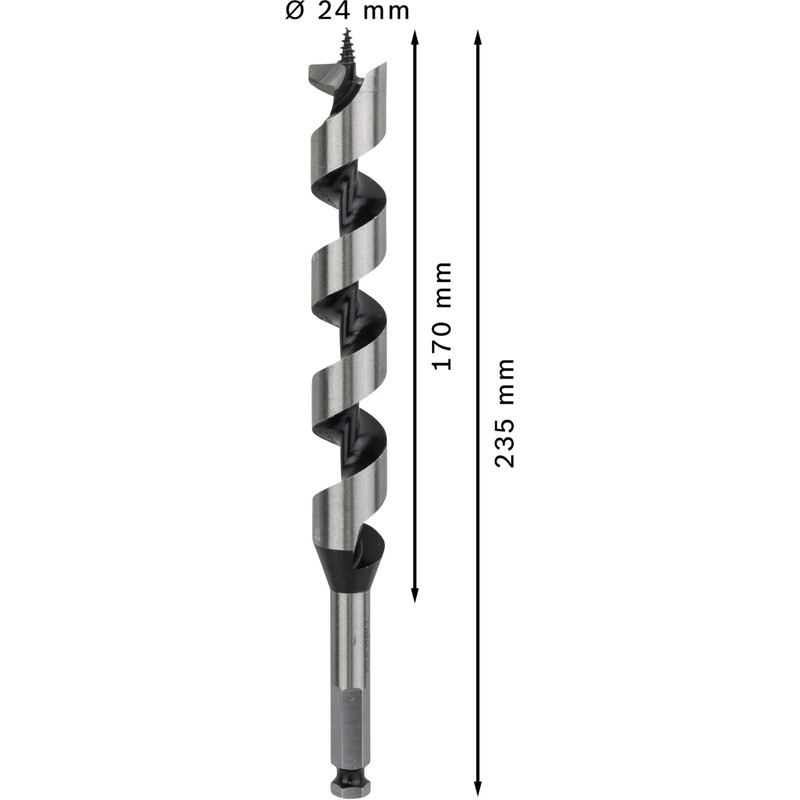 Bosch 2608597634 Hexagon Wood Auger Bit
