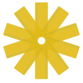 Guided Reading Highlight Strips,10 Pack Yellow Overlays with Line, Bookmark Reading Tracking Rulers for Dyslexia, ADHD, Visual Stress Relief