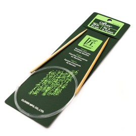 Clover Takumi Bamboo Circular 36-Inch Knitting Needles, Size 5
