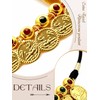 Yokawe Gold Coin Elastic Headbands Jewelry,Belly Dance Headpieces,Forehead Carnival Rave